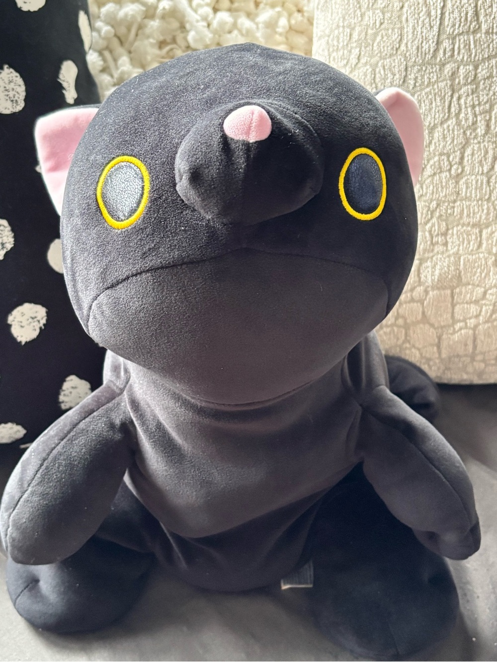 Zuru Hug-a-Lumps Luna Black Cat Weighted Sensory Plush – Large 15"